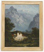 German Alpine Scene of Garmisc