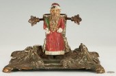 GERMAN ANTIQUE CAST IRON SANTA