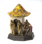 GERMAN ARABIAN MOTIF LAMP: Pol