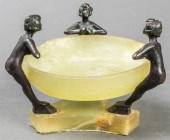 GERMAN ART DECO BRONZE FIGURAL