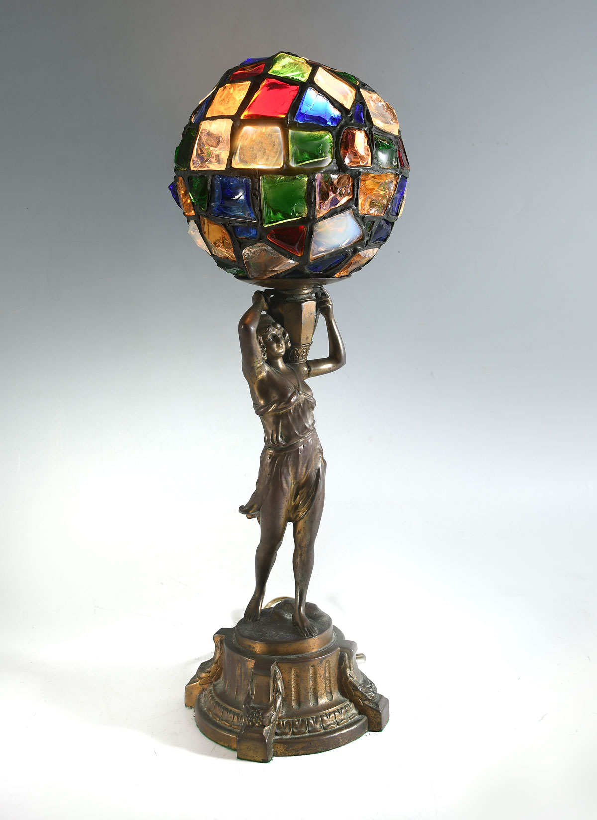 GERMAN ART DECO BRONZE SEMI-NUDE