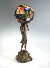 GERMAN ART DECO BRONZE SEMI-NU