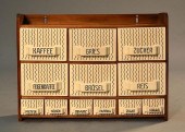 GERMAN ART-DECO KITCHEN WOOD A