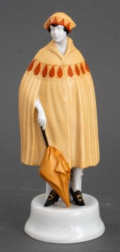 GERMAN ART DECO PORCELAIN FIGU