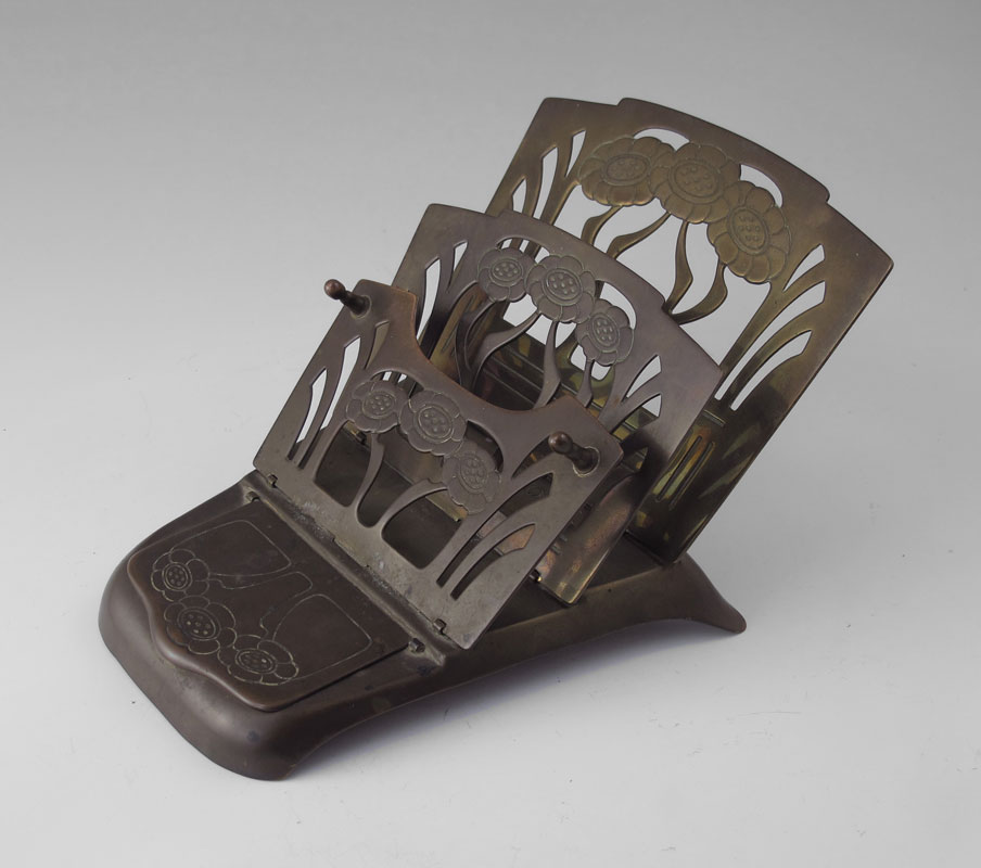 GERMAN ART NOUVEAU BRASS LETTER