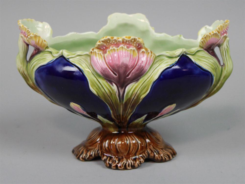 GERMAN ART NOUVEAU SMALL MAJOLICA