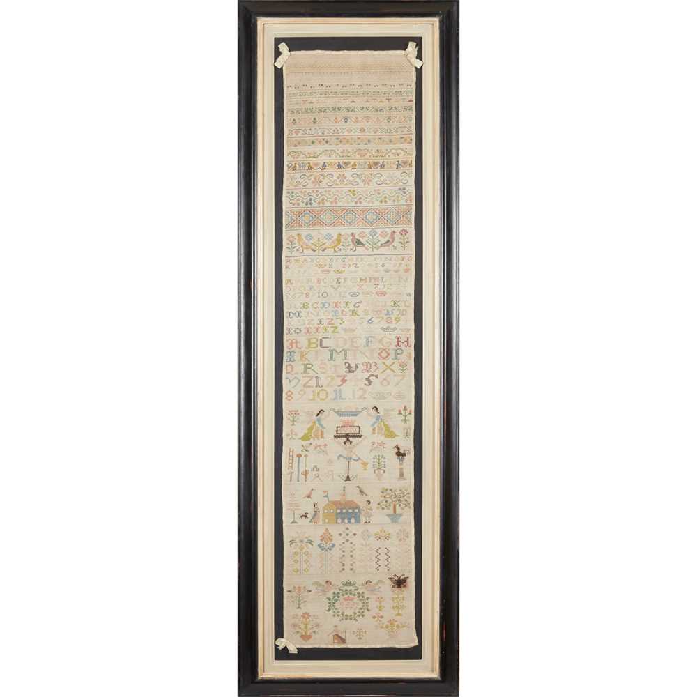 GERMAN BAND SAMPLER DATED 1776