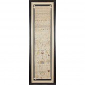 GERMAN BAND SAMPLER
DATED 1776