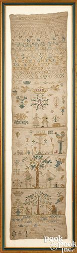 GERMAN BAND SAMPLER, DATED 178