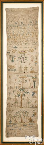 GERMAN BAND SAMPLER, DATED