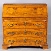 GERMAN BAROQUE INLAID WALNUT S