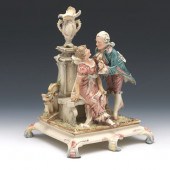 GERMAN BAROQUE STYLE PORCELAIN