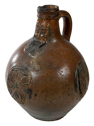 GERMAN BELLARMINE JUG WITH