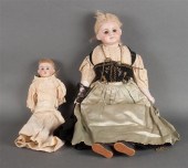 German bisque and cloth doll i