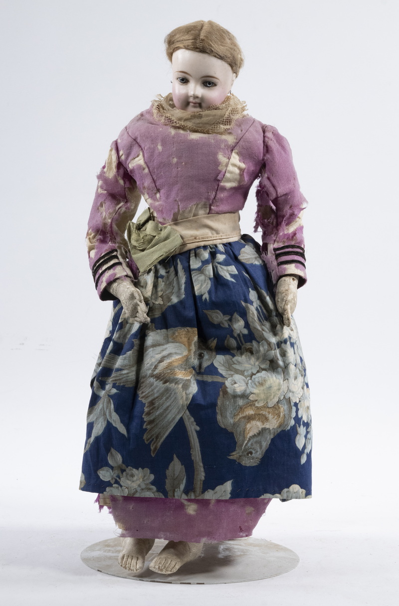 GERMAN BISQUE HEAD DOLL 19th c.