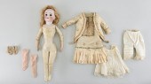 GERMAN BISQUE-HEAD DOLL CIRCA