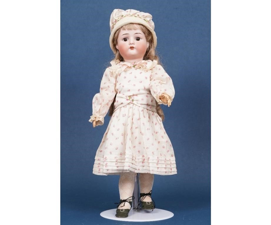 German bisque head doll, model