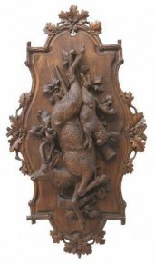 GERMAN BLACK FOREST CARVED GAM