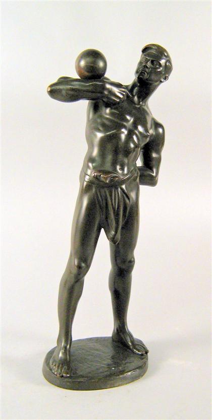 German bronze figure    20th