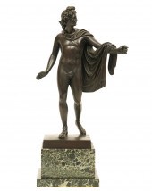 GERMAN BRONZE FIGURE OF NUDE M