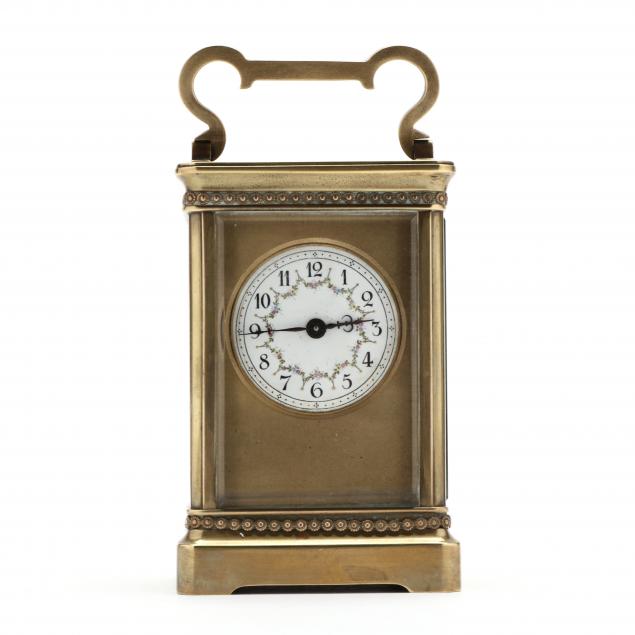 GERMAN CARRIAGE CLOCK Circa 1900,