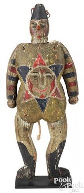 GERMAN CARVED AND PAINTED JUMP