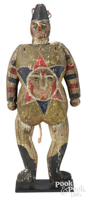 GERMAN CARVED AND PAINTED JUMP