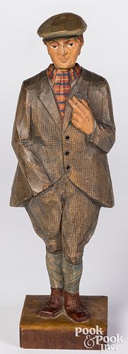 GERMAN CARVED AND PAINTED WOOD