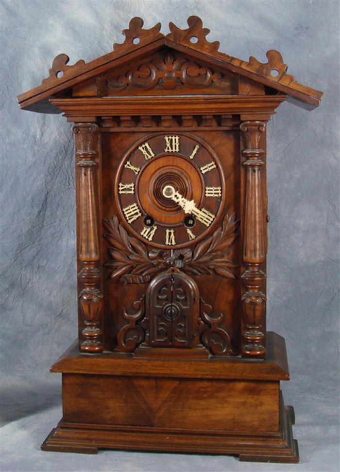 German carved walnut 2 note