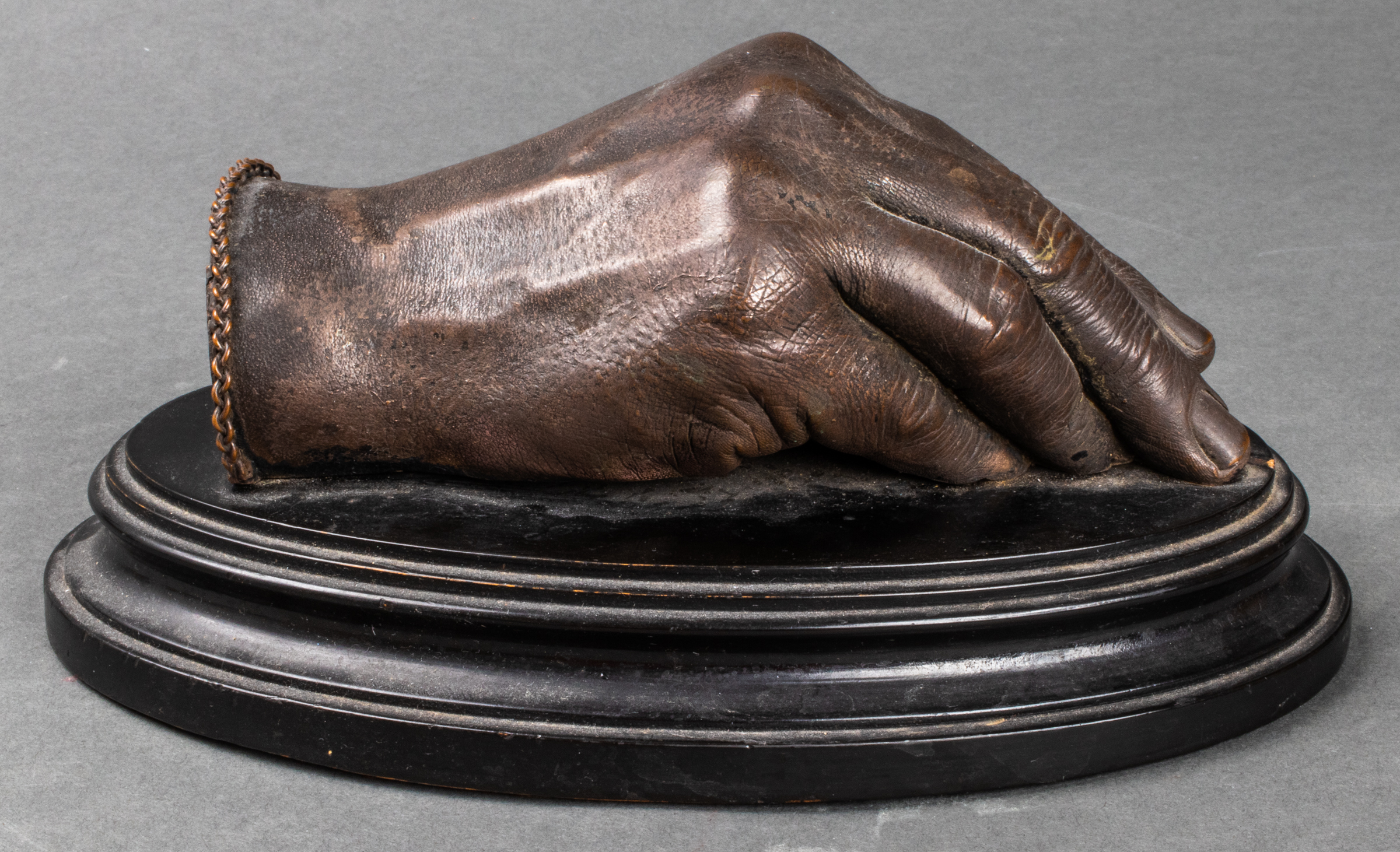 GERMAN CAST METAL SCULPTURE OF A