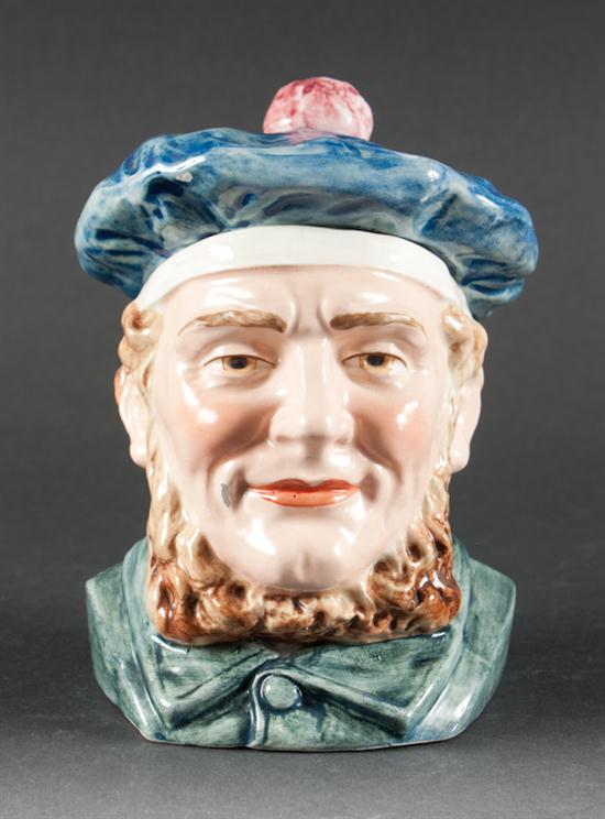 German ceramic Scotsman's head-form