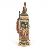 GERMAN CERAMIC STEIN "THE RING