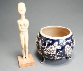 GERMAN COBALT GLAZED POKAL (LI