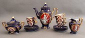 GERMAN COBALT WARE COFFEE SERV