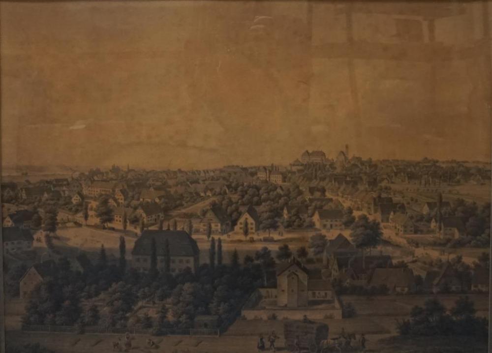 GERMAN COLORED LITHOGRAPH, VIEW