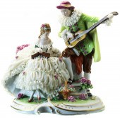 GERMAN CRINOLINE PORCELAIN GRO