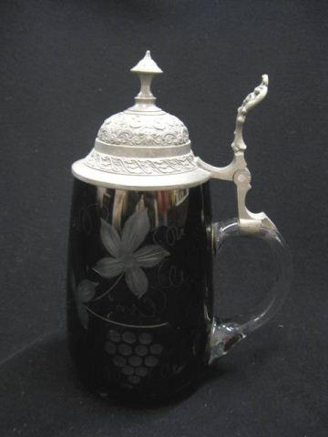 German Crystal Stein deep