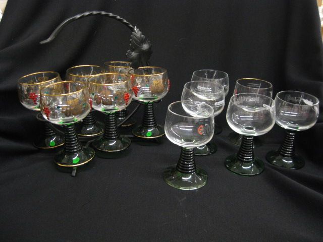 German Crystal Wine Glasses set