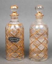 GERMAN CUT CRYSTAL & GILT PAIN