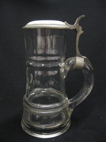German Cut Crystal Stein