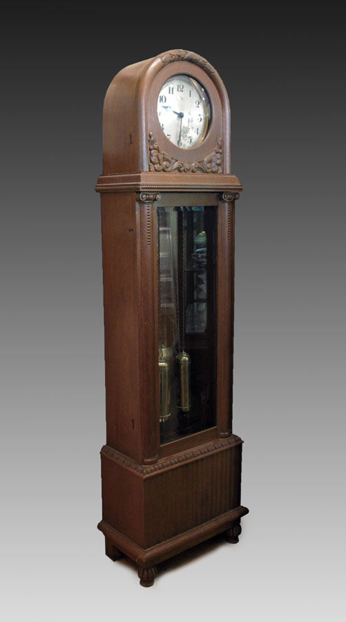 GERMAN DECO LONGCASE CLOCK:
