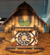 GERMAN DECORATED CUCKOO CLOCKG