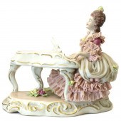 GERMAN DRESDEN CRINOLINE FIGUR
