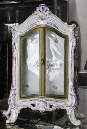 GERMAN DRESDEN PORCELAIN VITRI
