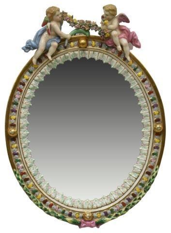 GERMAN DRESDEN STYLE PORCELAIN