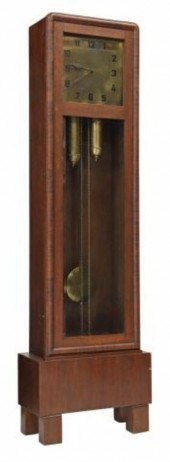 GERMAN EMBEE ART DECO OAK LONG