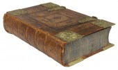 GERMAN EMBOSSED LEATHER BOOK-F