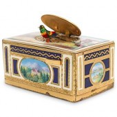 GERMAN ENAMEL & GILT METAL SIN