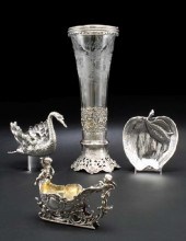German Engraved Glass and .800