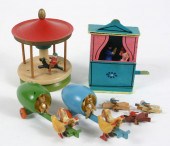 German Erzgebirge wooden toys;